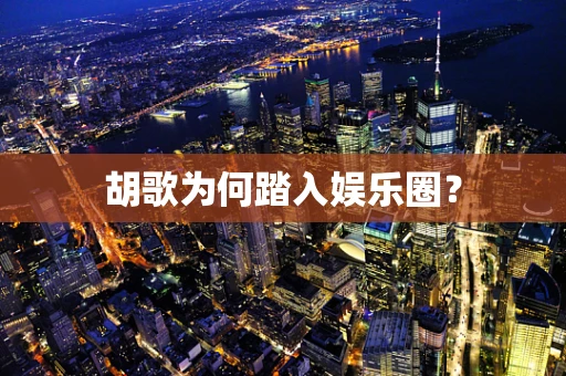 胡歌为何踏入娱乐圈？
