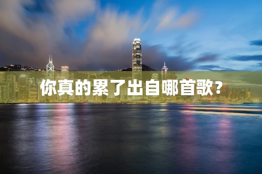 你真的累了出自哪首歌？