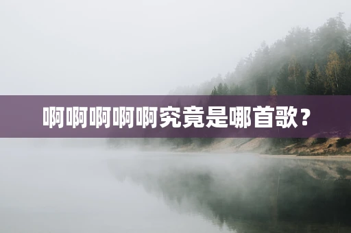啊啊啊啊啊究竟是哪首歌？