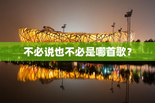 不必说也不必是哪首歌？