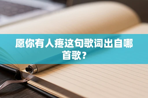 愿你有人疼这句歌词出自哪首歌？
