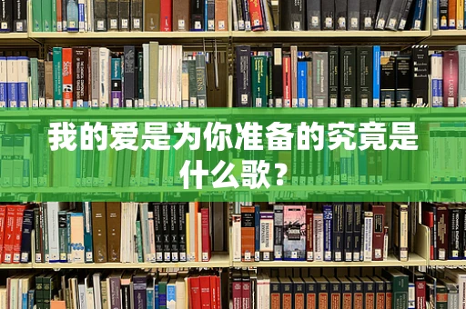 我的爱是为你准备的究竟是什么歌？