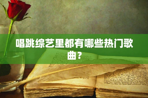 唱跳综艺里都有哪些热门歌曲？