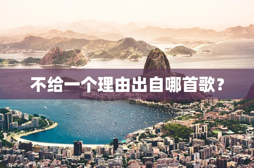 不给一个理由出自哪首歌？