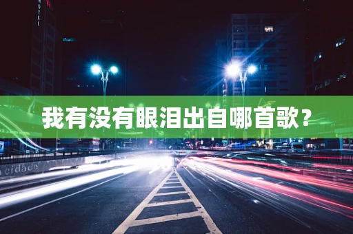我有没有眼泪出自哪首歌？