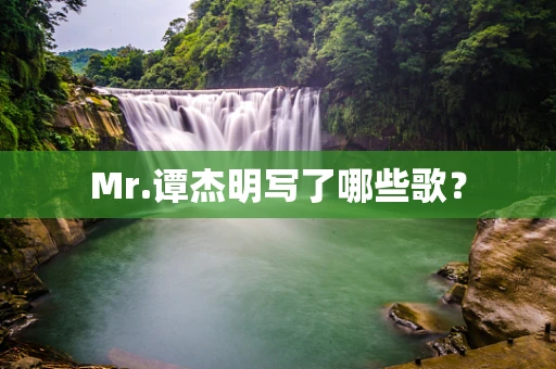 Mr.谭杰明写了哪些歌？