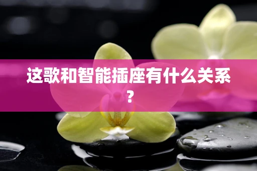 这歌和智能插座有什么关系？