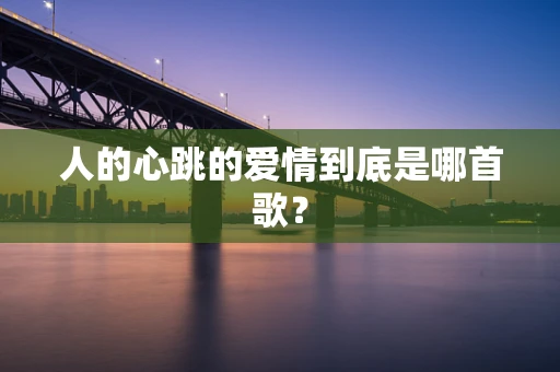 人的心跳的爱情到底是哪首歌？