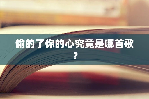 偷的了你的心究竟是哪首歌？