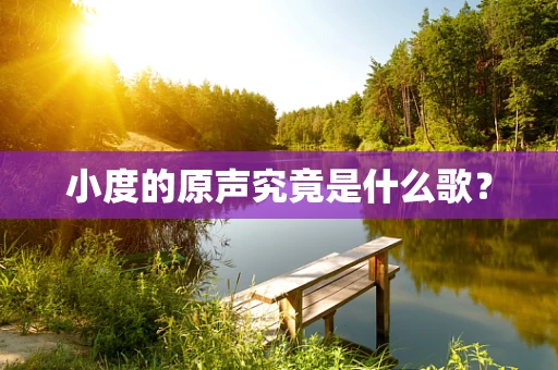 小度的原声究竟是什么歌？