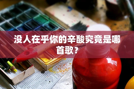 没人在乎你的辛酸究竟是哪首歌？
