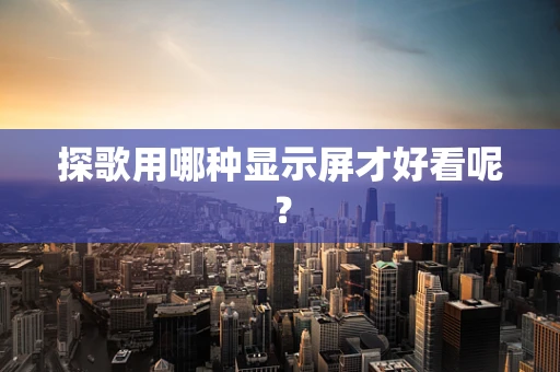 探歌用哪种显示屏才好看呢？