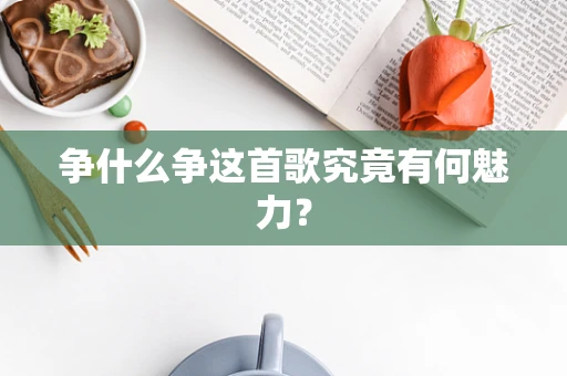 争什么争这首歌究竟有何魅力？
