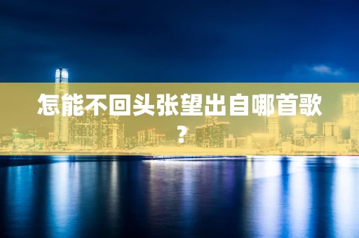 怎能不回头张望出自哪首歌？