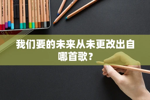 我们要的未来从未更改出自哪首歌？
