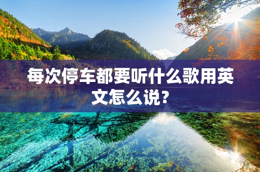 每次停车都要听什么歌用英文怎么说？