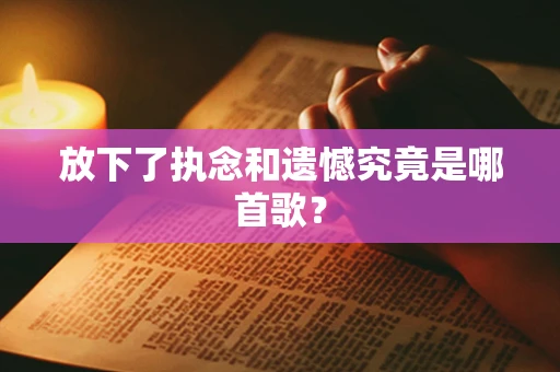 放下了执念和遗憾究竟是哪首歌？