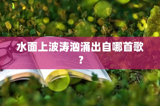 水面上波涛汹涌出自哪首歌？