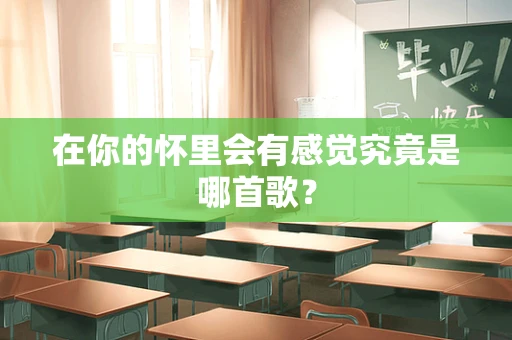 在你的怀里会有感觉究竟是哪首歌？