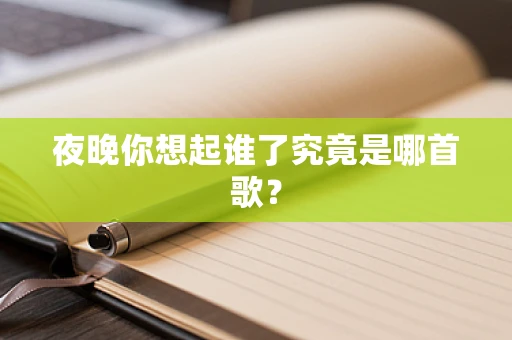 夜晚你想起谁了究竟是哪首歌？