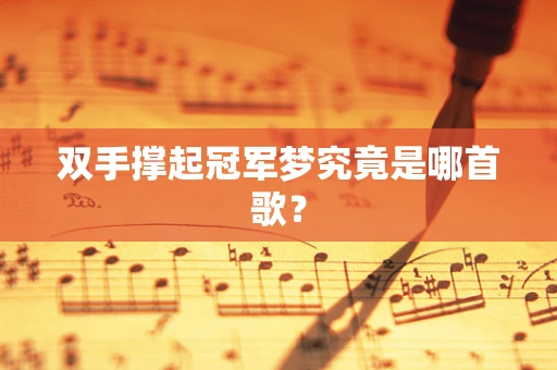 双手撑起冠军梦究竟是哪首歌？