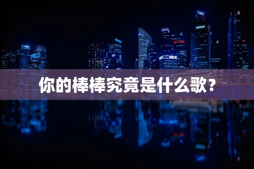 你的棒棒究竟是什么歌？