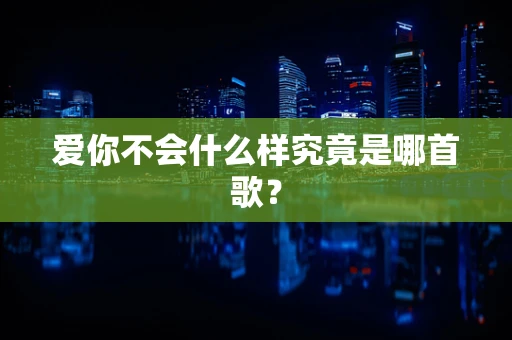 爱你不会什么样究竟是哪首歌？