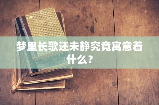 梦里长歌还未静究竟寓意着什么？