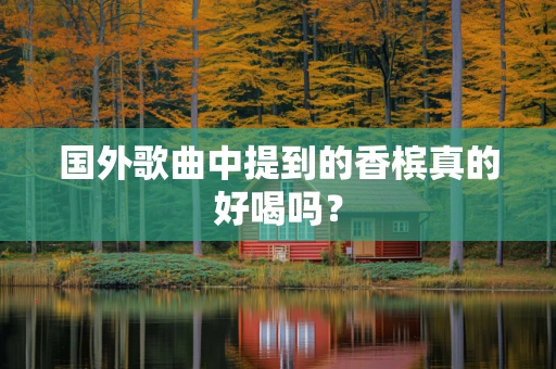 国外歌曲中提到的香槟真的好喝吗？