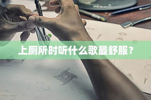 上厕所时听什么歌最舒服？