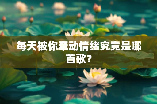 每天被你牵动情绪究竟是哪首歌？