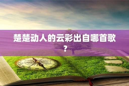 楚楚动人的云彩出自哪首歌？