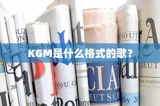 KGM是什么格式的歌？
