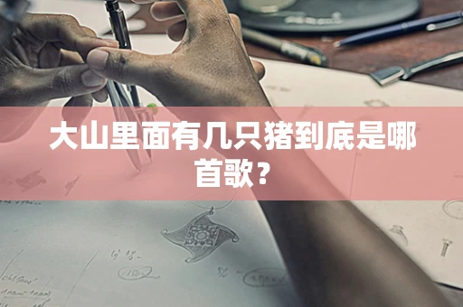 大山里面有几只猪到底是哪首歌？