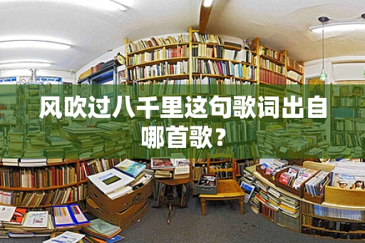风吹过八千里这句歌词出自哪首歌？
