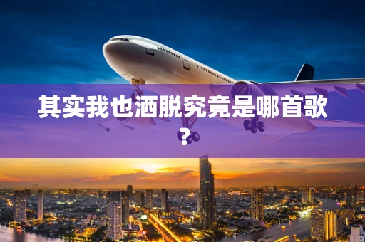 其实我也洒脱究竟是哪首歌？