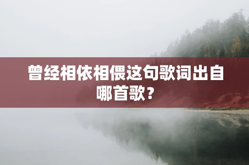 曾经相依相偎这句歌词出自哪首歌？