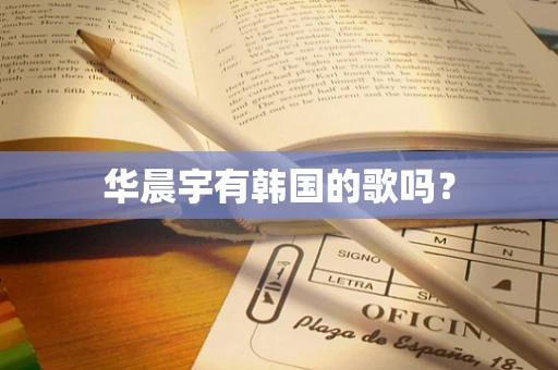 华晨宇有韩国的歌吗？