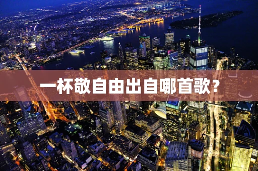 一杯敬自由出自哪首歌？