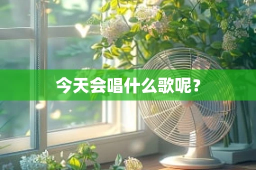 今天会唱什么歌呢？