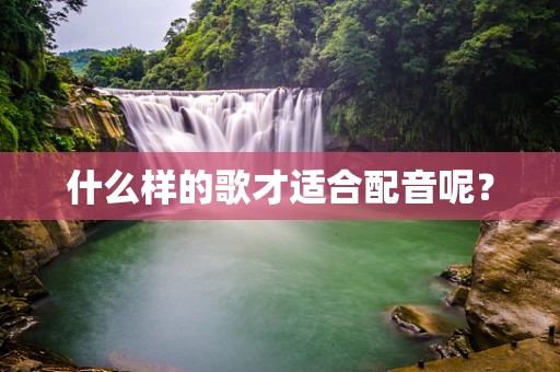 什么样的歌才适合配音呢？