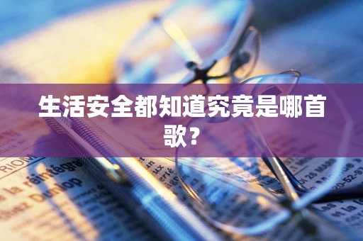 生活安全都知道究竟是哪首歌？