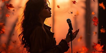 最后的枫叶女生究竟唱了什么歌？