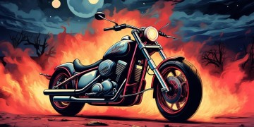 燃烧我的野摩托出自哪首歌？