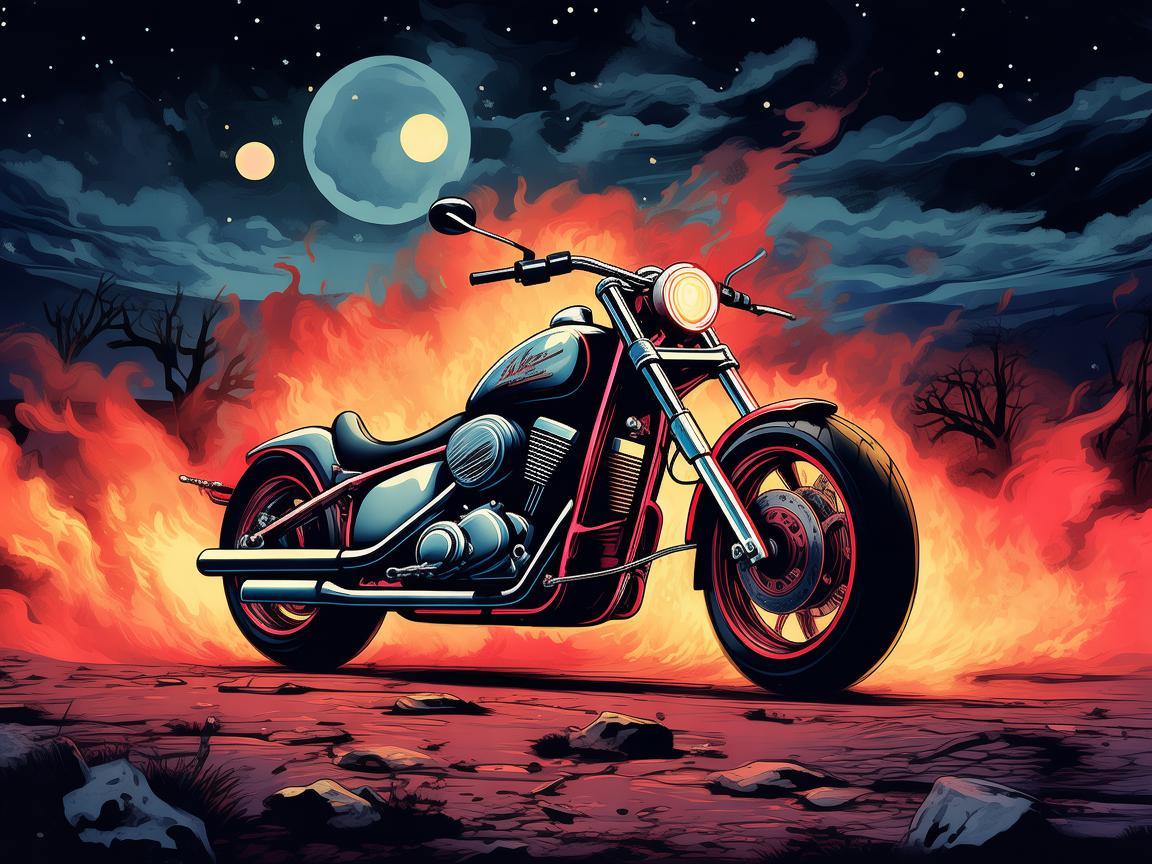 燃烧我的野摩托出自哪首歌？